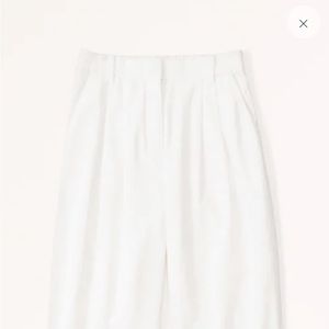 NEW - Abercrombie Linen Wide Leg Pants - Small